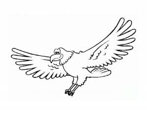 Раскраска Орёл