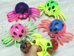 Антистресс Паук 2-х цветной с орбизами