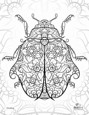 Раскраски Антистресс паук