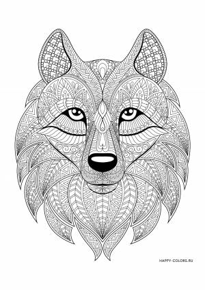 Раскраски Антистресс Животные