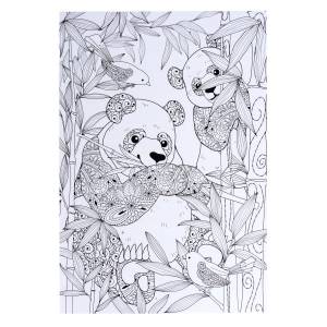 Раскраска-антистресс Bondibon Животные 6 листов