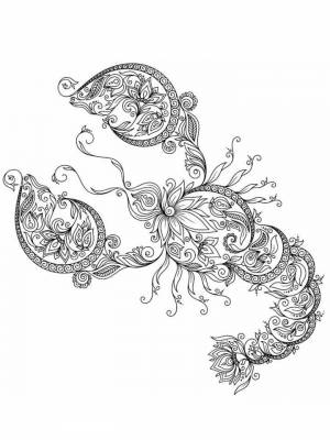 Раскраски Рак Антистресс   в формате