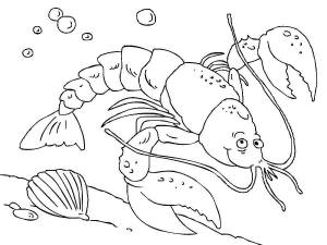 Раскраски Раскраска Рак