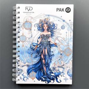 Скетчбук А5 раскраска из серии Знаки Зодиака