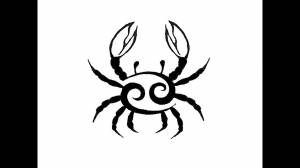 Знак зодиака рак эскиз