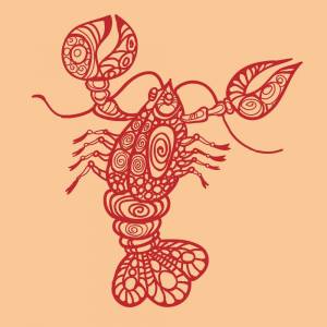 Знак зодиака рак эскиз