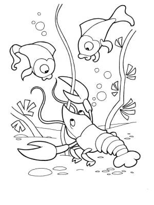 Раскраски Рак