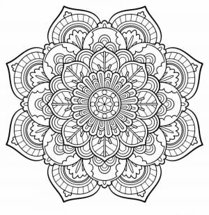 Раскраски Антистресс цветы