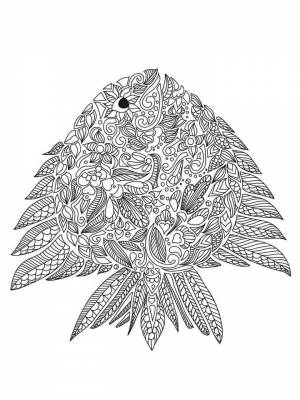 Раскраски Рыбы Антистресс   в формате