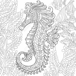 Раскраски антистрессМорские животные