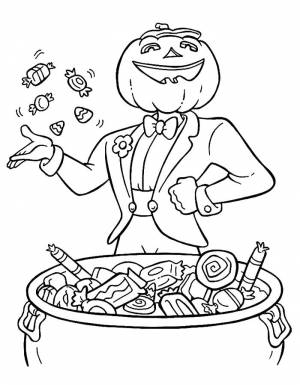 Раскраски Раскраска Заколдованный лес Раскраска антистресс для творчества и вдохновения Лабиринт книги Источник Лабиринт антистресс, Раскраска Тыква и сладости Хэллоуин