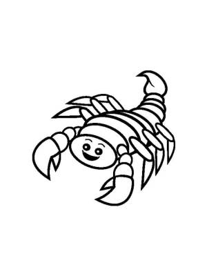 Раскраски Скорпион