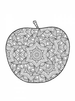 Картинка Яблоко Антистресс  для детей