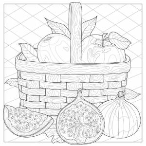 Фрукты в корзине