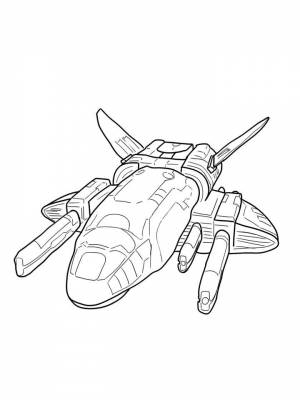 Раскраски Звездолет   в формате