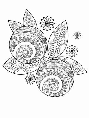 Раскраски Апельсин Aнтистресс