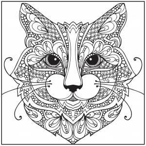 Раскраски антистресс, Раскраска Антистресс Домашние животные