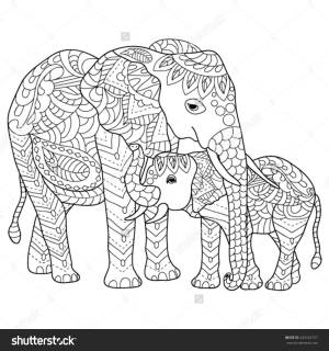 DataLife Engine > Версия для печати > Индийский слон раскраска