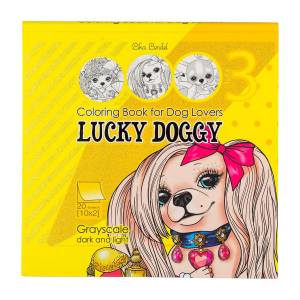 раскраска-антистресс Art Studio of Happiness 2D 20л Lika Lendel Lucky Doggy Собаки 21295, цены на Мегамаркет