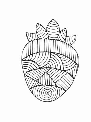 Раскраски Клубника Aнтистресс