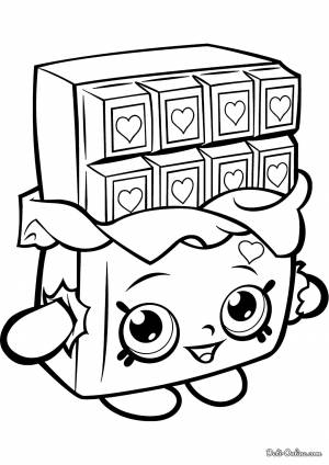 Шопкинсы раскраска