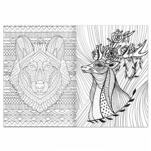 раскраска Антистресс, 68 стр