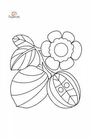 Раскраска Орнамент Лимон ♥ Онлайн и !