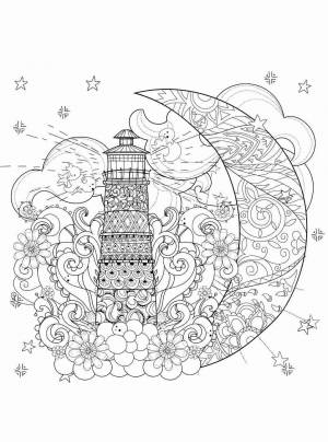 Раскраски Маяк Aнтистресс