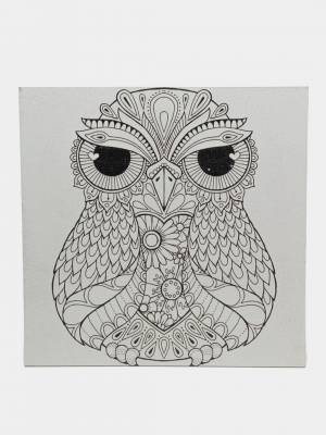 Раскраска-антистресс Сова