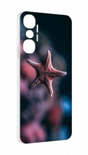 Чехол MyPads морская-звезда---starfish для Infinix Hot 20 4G