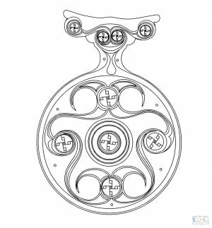 Раскраски сокровищами, Раскраска Осьминог и сундук с сокровищами раскраски антистресс