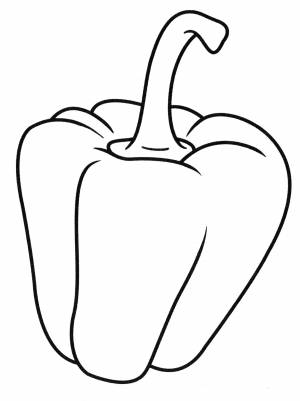 Раскраска Сочный перчик