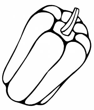 Раскраска Перец