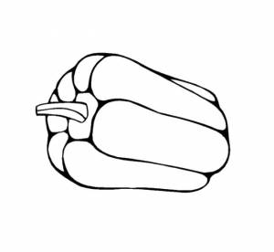 Раскраски фрукты, Раскраска Овощи и фрукты овощи