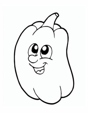 Раскраска Перец