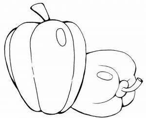 Раскраска Перец