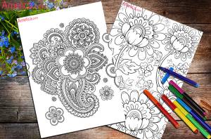 Арт терапия раскраски, картинки раскраски