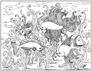 Раскраски мир, Раскраска подводный мир