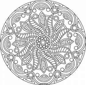 Раскраски Раскраска Сложные узоры раскраски антистресс детские