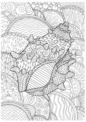 DataLife Engine > Версия для печати > Раскраски арт морские узоры