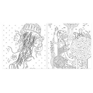 Раскраска-антистресс для творчества и вдохновения Моретерапия