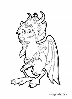 Раскраска Баба Яга и её друзья