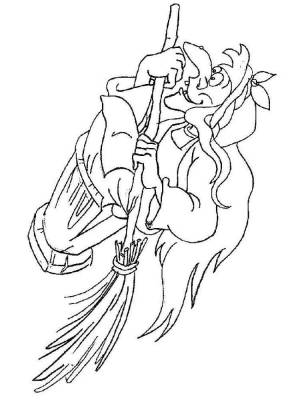 Раскраски Баба Яга