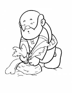 Раскраски козлят, Раскраска Волк и семеро козлят Сказки