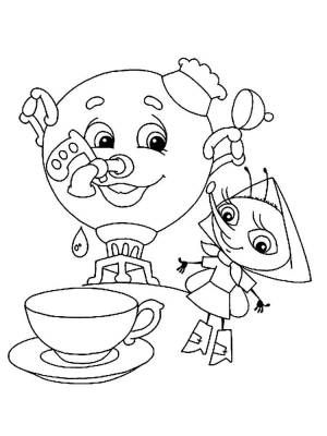 Раскраски Муха-Цокотуха