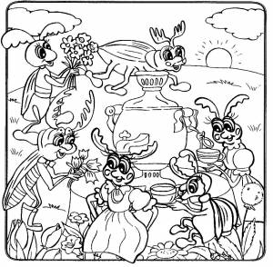 Идеи для срисовки муха цокотуха легкие