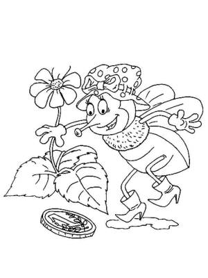 Раскраски Муха-Цокотуха