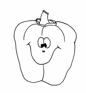 Раскраски Перец