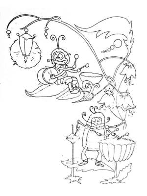 Раскраска Муха-Цокотуха 21