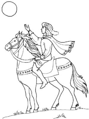 Раскраски Сказка о мертвой царевне